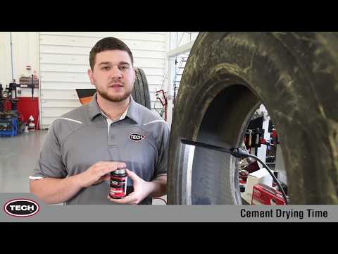 TECH | Fast Dry Chemical Vulcanizing Fluid Tire Repair Cement 8 oz Bottle (760)