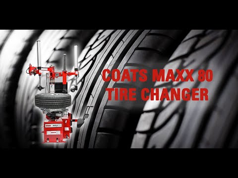 COATS MAXX80 Rim Clamp Tire Changer with Robo Arm Robo Roller