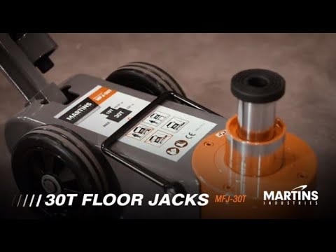 Martins MFJ-30T | Professional 33-Ton 2-Stage Air/Hydraulic Floor Jack