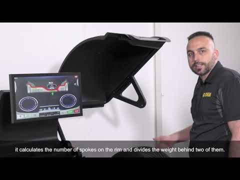 Corghi | EM9780C Plus Automatic Wheel Balancer with Touchscreen Monitor & Contactless Measuring System (EM9780C)