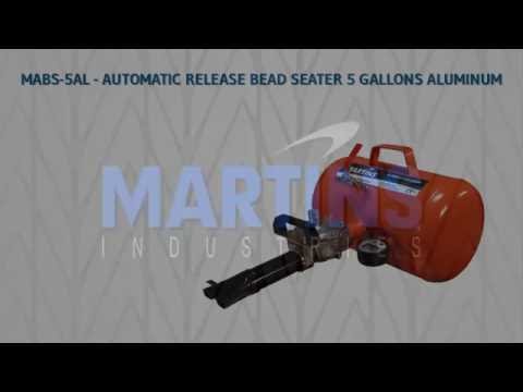 Martins | Automatic Release Bead Seater 5 Gallon Ultra-Light Aluminum Tank (MABS-5AL)