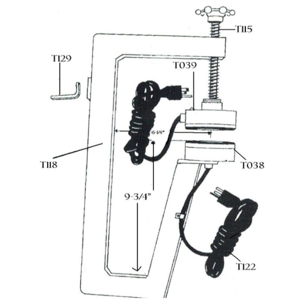 Lincoln LMC | Model 400B Truck Tire Vulcanizer Spotter - Choose
