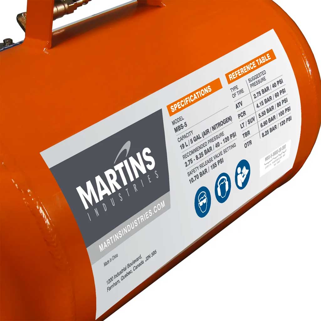 Martins | Bead Seater 5 Gallon Steel Tank (MBS-5)