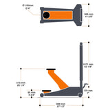 Martins | Professional Low Profile 3-Ton Floor Jack (MFJ-P3T)