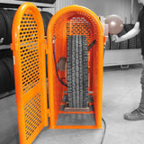 Martins | 6-Bar All-In-One Tire Inflation Pit Stop with Tire Cage & Bead Seater (MIC-6HD-IPS)
