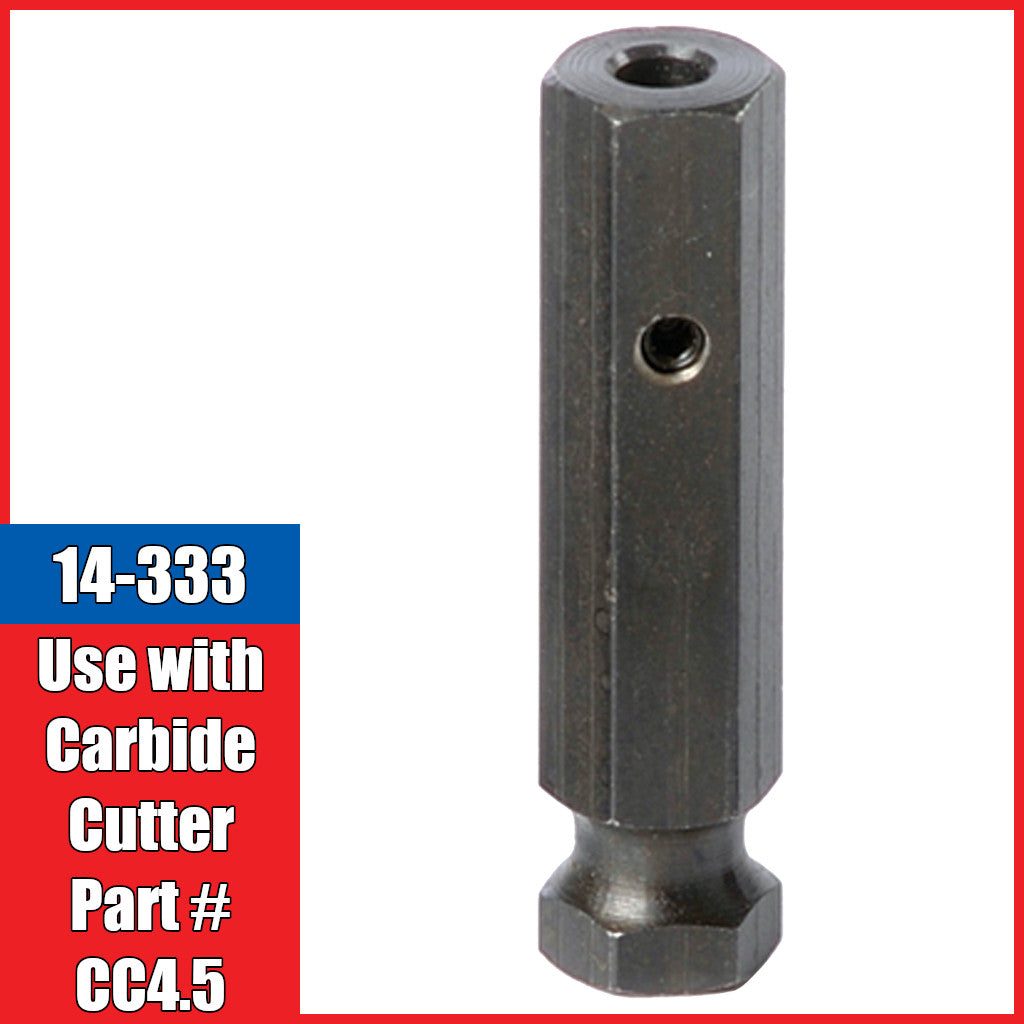 Quick Change Adapter for Carbide Cutter - Choose Size