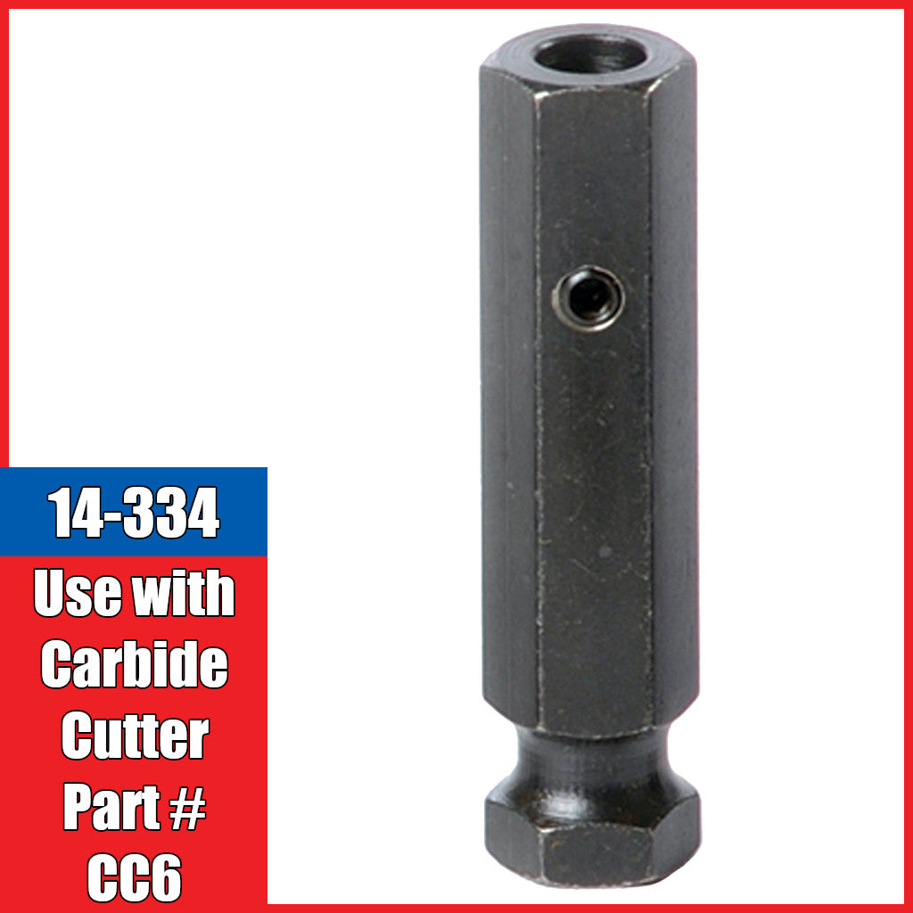Quick Change Adapter for Carbide Cutter - Choose Size