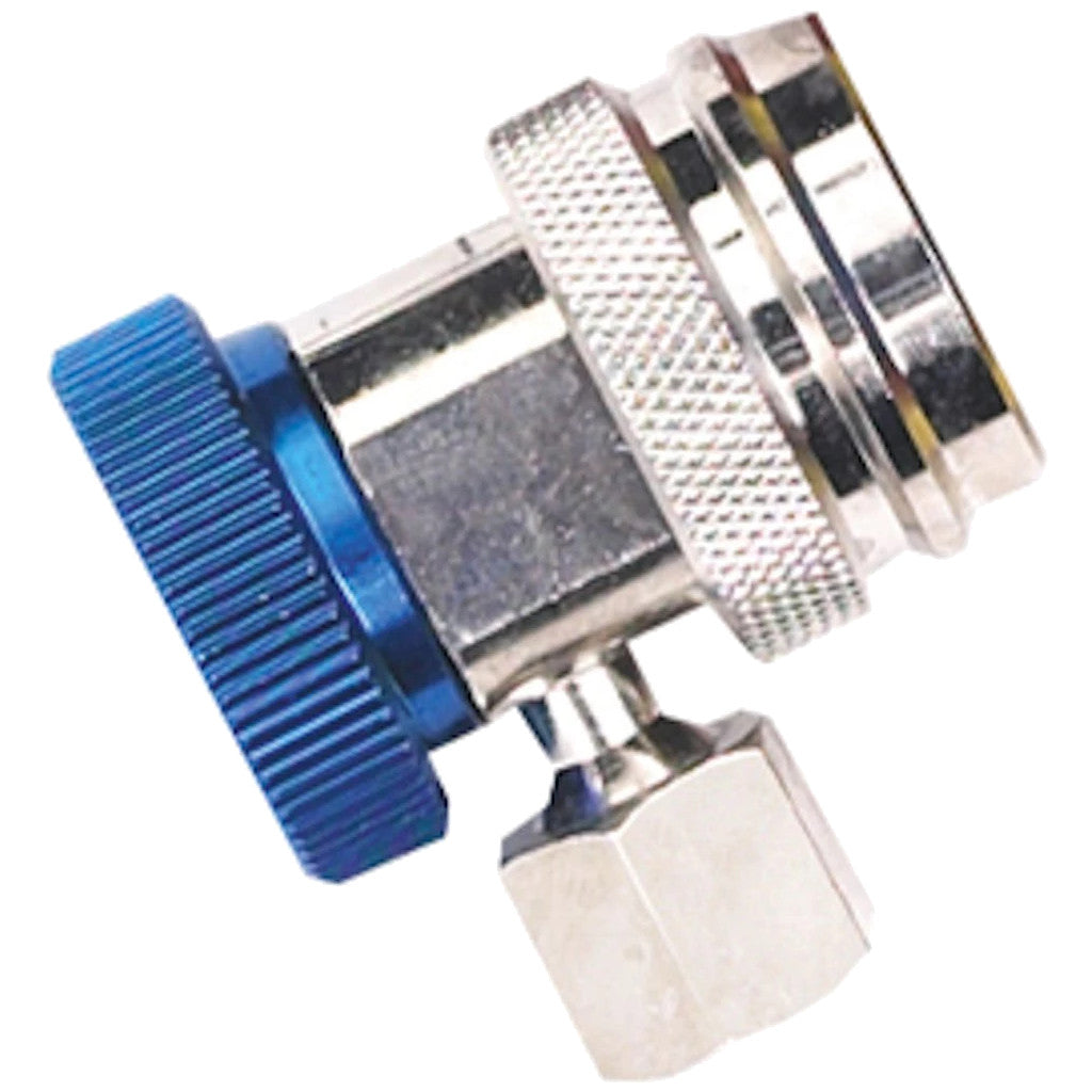 Robinair 18190A Low Side Service Coupler With Blue Actuator For R-134A Refrigerant