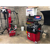 Rotary | Tire Master Combo: R1150 Leverless Center-Post Tire Changer & R180 Pro 3D Auto Wheel Balancer (RW1150180C)