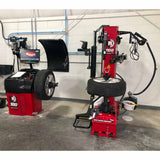 Rotary | Tire Master Combo: R1150 Leverless Center-Post Tire Changer & R180 Pro 3D Auto Wheel Balancer (RW1150180C)