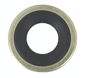 Drain Plug Gasket with Rubber Ring - 12mm Steel (25 Gaskets per Bag)