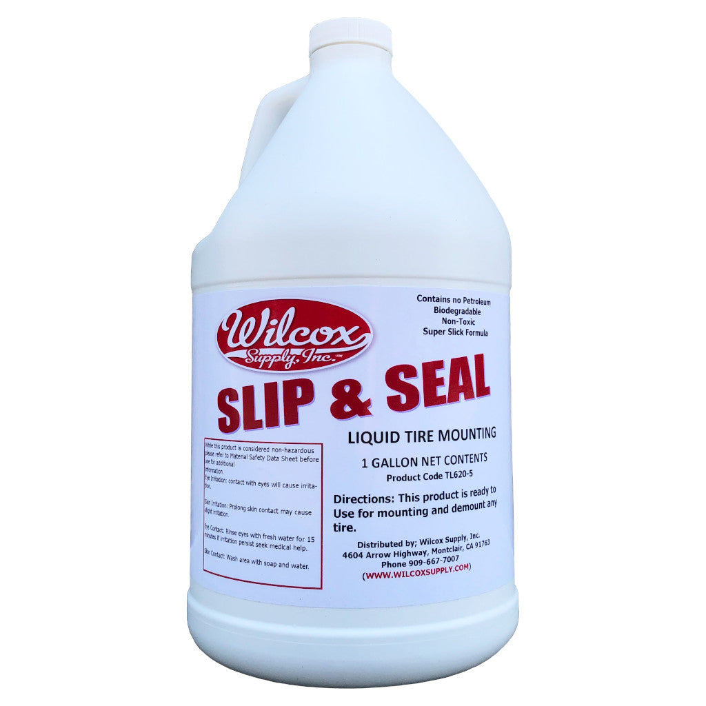 Slip &amp; Seal Liquid Tire Mounting Lube - Choose 1-Gallon Jug or 5-Gallon Bucket