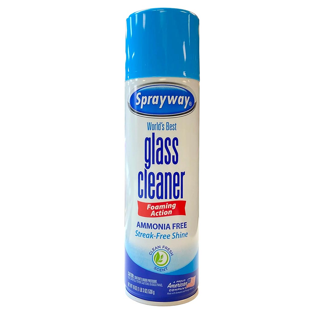 Sprayway SW Glass Cleaner 5 oz Can Semi Stable White Foam Aerosol 048