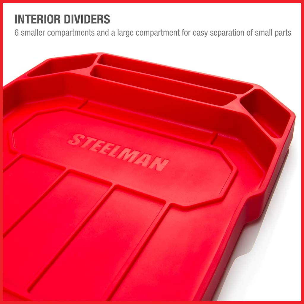 Steelman 42471 Large Silicone Tool and Hobby Tray