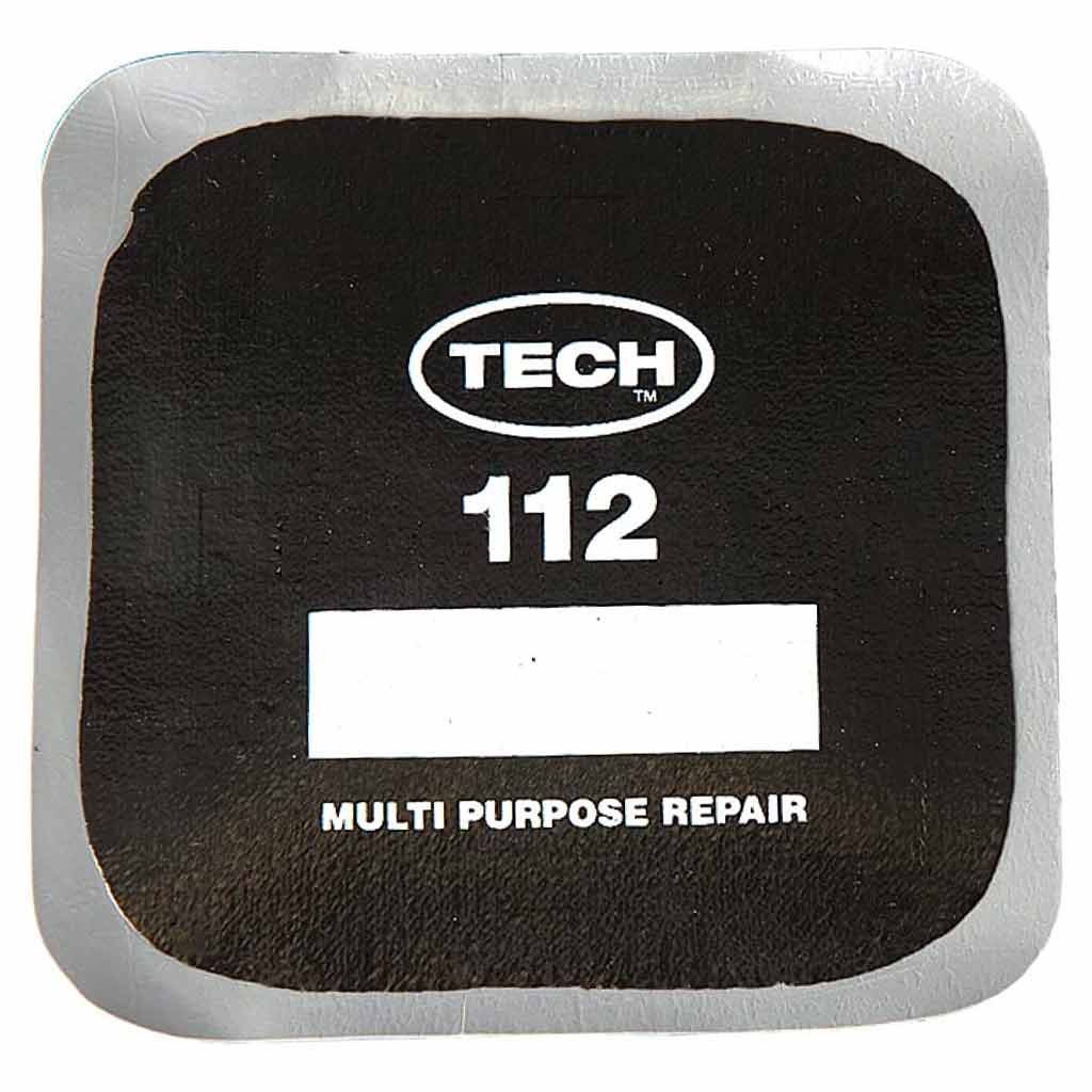 TECH | MP-10 Multi-Purpose Fabric-Reinforced 3″ Square Universal Tire Patch Repair Unit, Box of 30 (112TE)