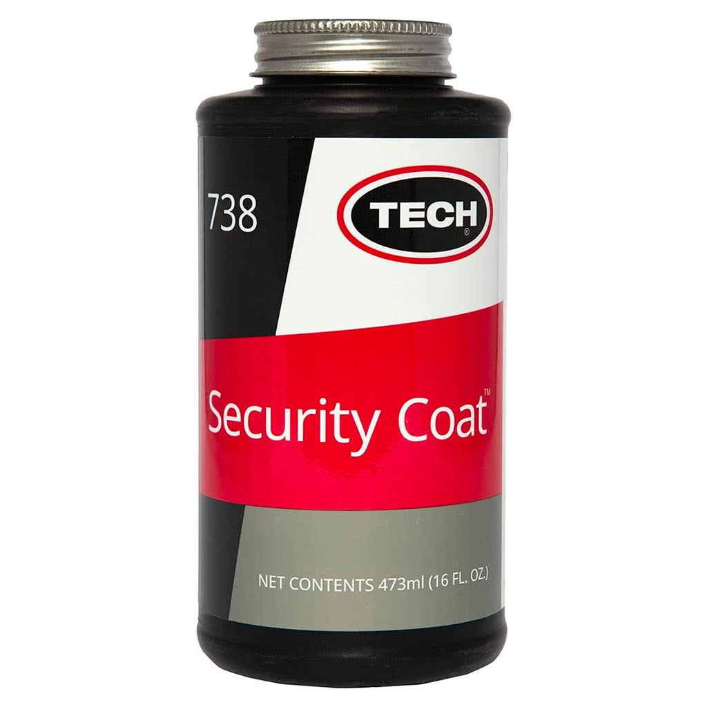 TECH 738 Security Coat Over-Buff Inner Liner Tire Repair Sealer 1-Pint (16 oz) Bottle