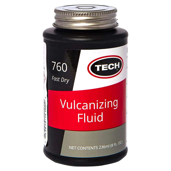 TECH 760 Fast Dry Chemical Vulcanizing Fluid Tire Repair Cement 8 oz B ...