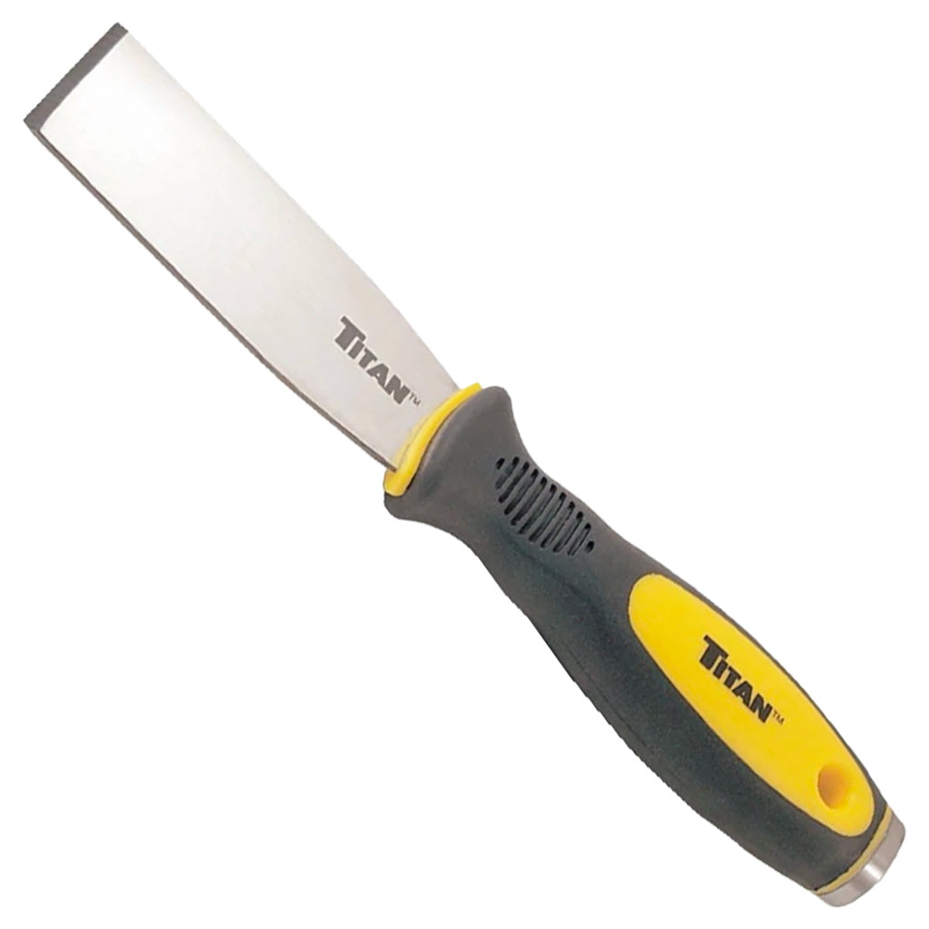 Titan Tools 11500 Stainless Steel 1.25″ Stiff Scraper for Adhesive Tape Wheel Weights
