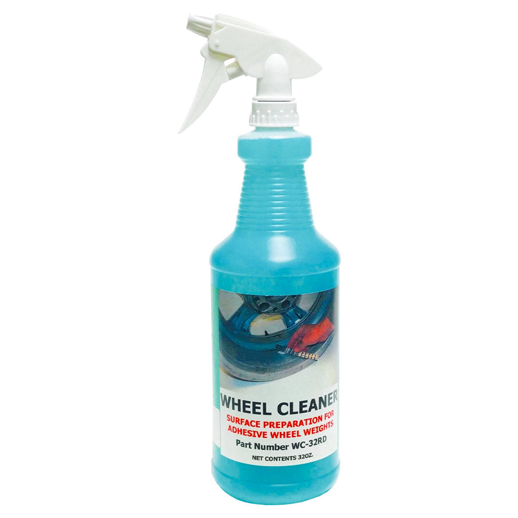 Water-Based Wheel Cleaner for Adhesive Wheel Weights - 32 oz. Bottle (WC-32RD)