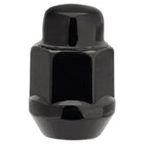 White Knight | Black Bulge Acorn 3/4″ Hex Lug Nut - Thread Size 12mm x 1.25 - Box of 50 (1706SBK)