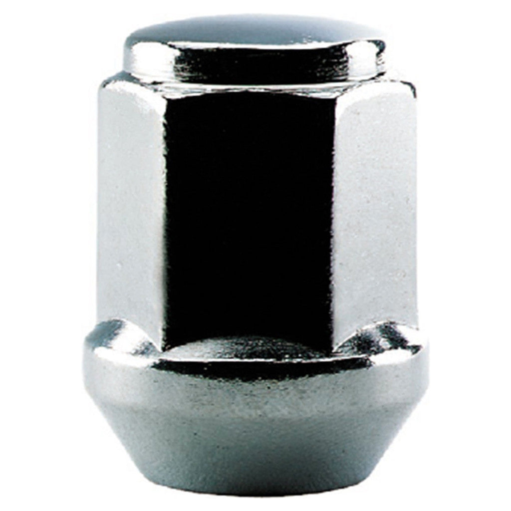 White Knight | Chrome Bulge Acorn 3/4″ Hex Lug Nut - Thread Size 7/16″ x 20 - Box of 50 (1902S)