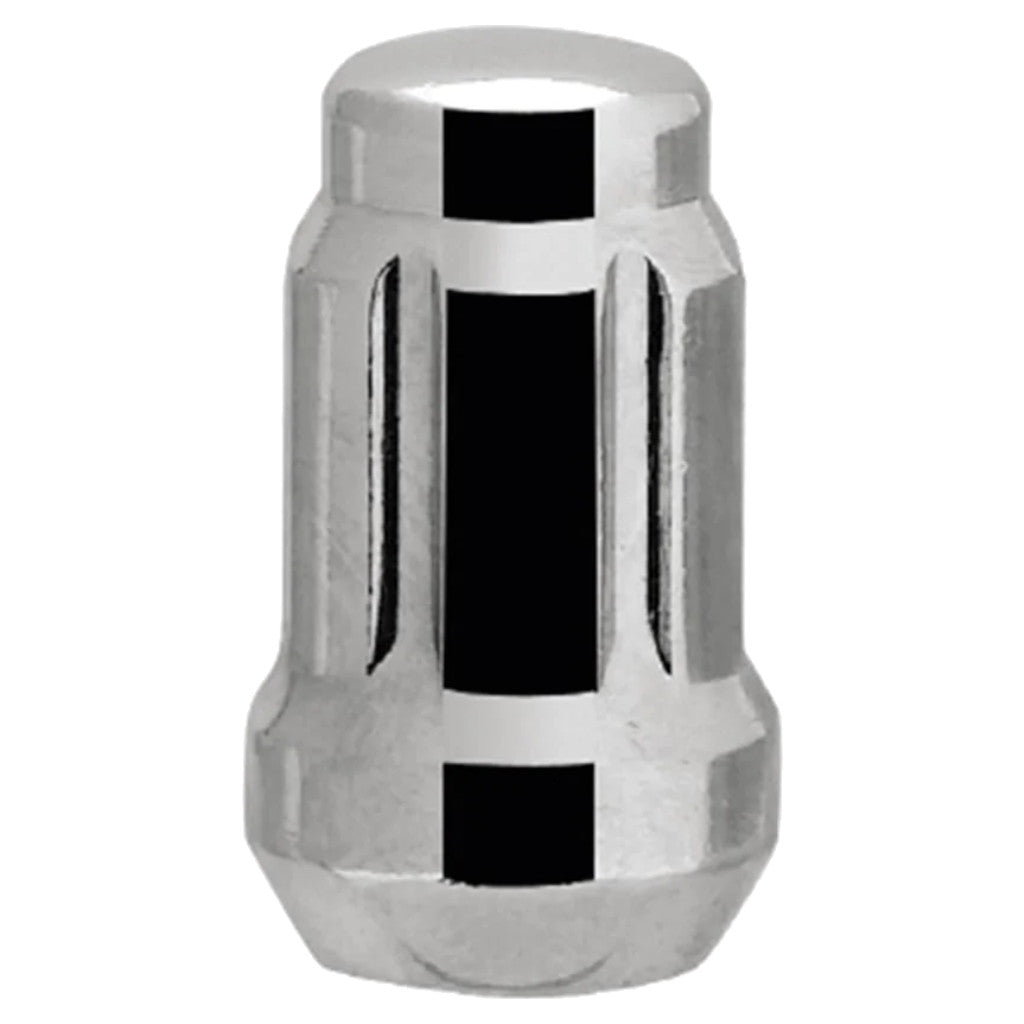 White Knight | Chrome Spline Acorn Lug Nut - Thread Size 1/2″ x 20 - Box of 50 (3804)