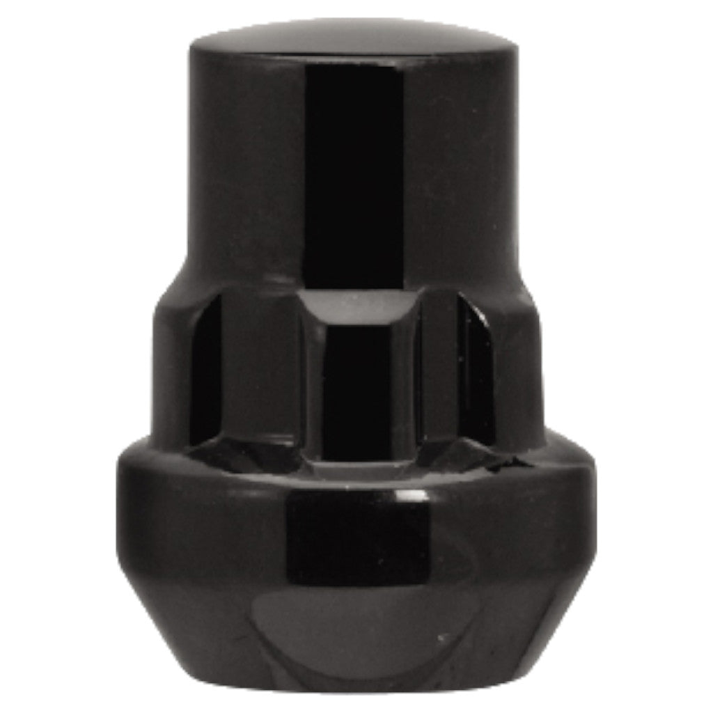 White Knight | Black Acorn Socket Key Wheel Lock - Thread Size 12mm x 1.50 (40700SBK)