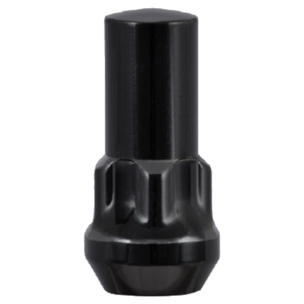 White Knight | Black Acorn XL Long Socket Key Wheel Lock - Thread Size 14mm x 1.50 (40900XLBK)
