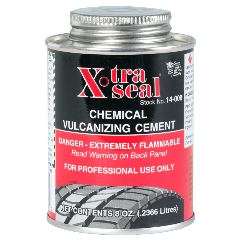 Xtra Seal 14-008 Chemical Vulcanizing Tire Repair Cement 8 oz Can