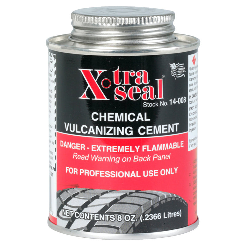 Xtra Seal 14-008 Chemical Vulcanizing Tire Repair Cement 8 oz Can ...