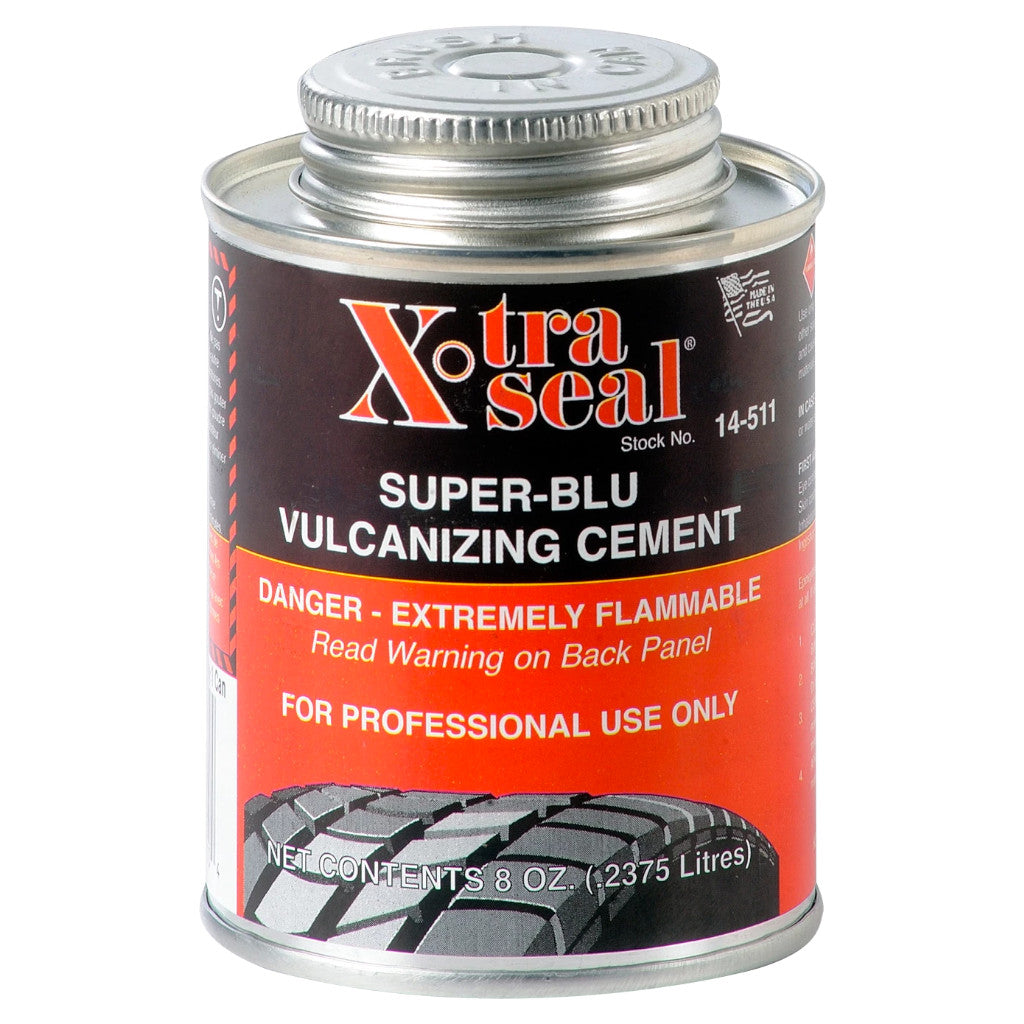 Xtra Seal 14-511 Heavy-Duty Super-Blu Vulcanizing Tire Repair Cement 8 oz Can