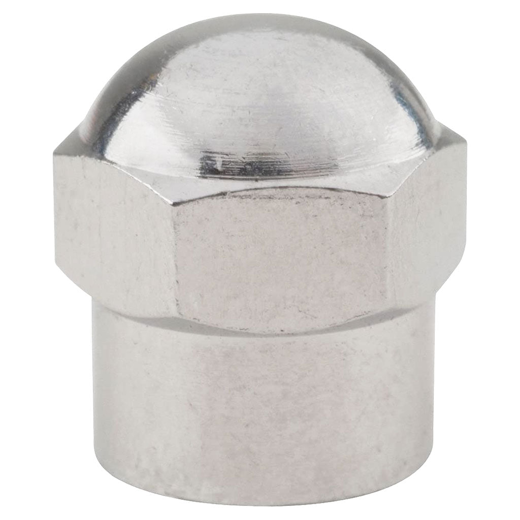 Xtra Seal 17-493 Chrome Metal Hex Valve Cap with Seal - Box of 100